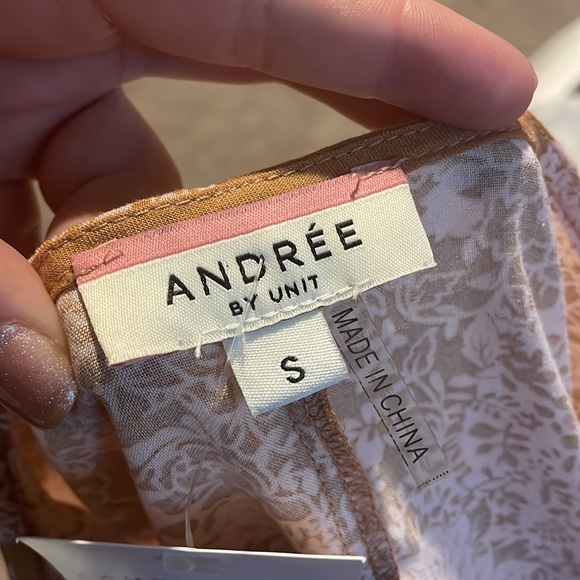 Floral Print Oversized V Neck Blouse SZ Small - Picture 9 of 9